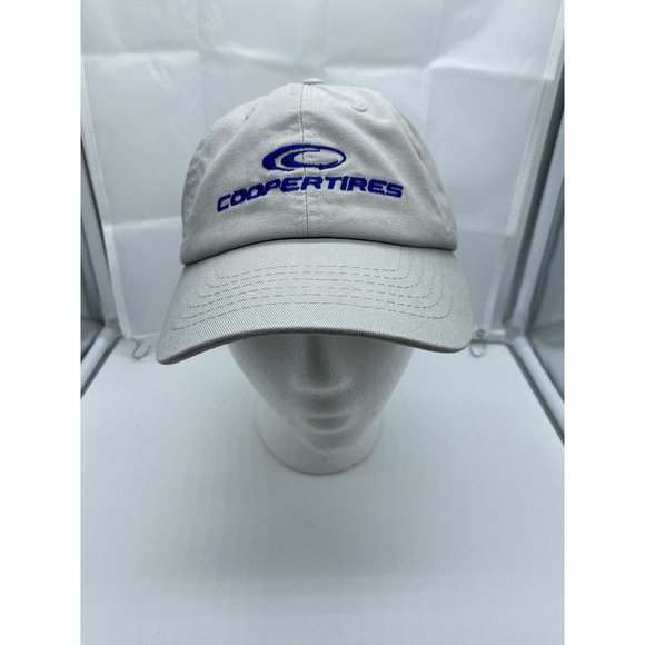 Cooper Tires Gray Baseball Hat Cap Adjustable Strap-back Spell-out K Products - Picture 2 of 7